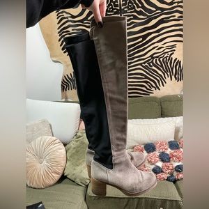 Free People over the knee suede boots